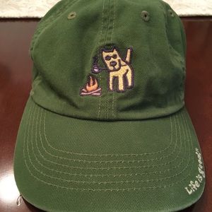 Life is Good Dog Campfire Hat